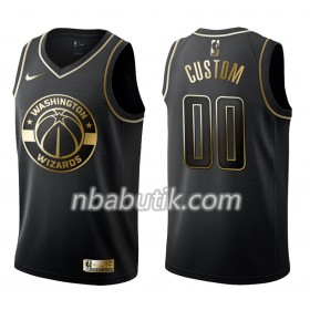 NBA Mænd Trøje Washington Wizards Custom Nike Sort Golden Edition Swingman